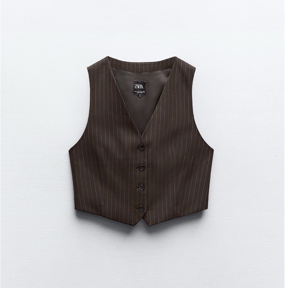 Zara Pinstriped vest - Picture 4 of 6